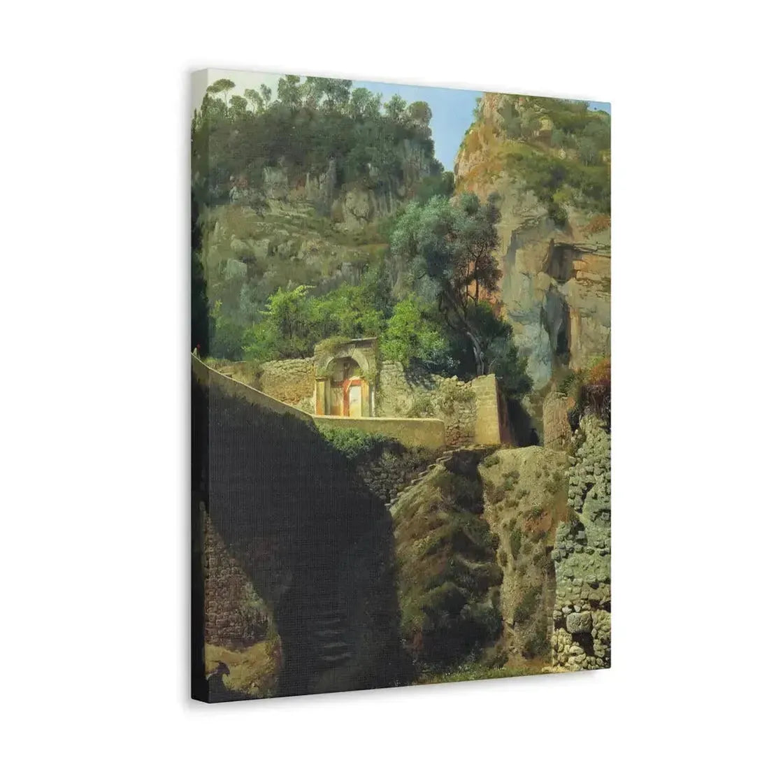 Lev Lagorio (1827-1905) Vista de Capo de Monte, Sorrento 1860 - Canvas Wall Art - The Sticker Space