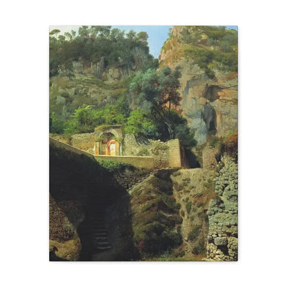 Lev Lagorio (1827-1905) Vista de Capo de Monte, Sorrento 1860 - Canvas Wall Art - The Sticker Space