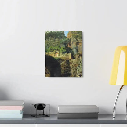 Lev Lagorio (1827-1905) Vista de Capo de Monte, Sorrento 1860 - Canvas Wall Art - The Sticker Space