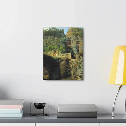 Lev Lagorio (1827-1905) Vista de Capo de Monte, Sorrento 1860 - Canvas Wall Art - The Sticker Space