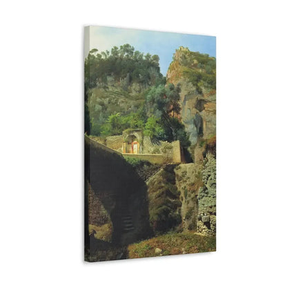 Lev Lagorio (1827-1905) Vista de Capo de Monte, Sorrento 1860 - Canvas Wall Art - The Sticker Space