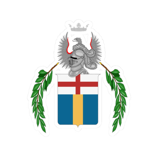 Levanto-Stemma (Italy) (Coat of Arms) STICKER Vinyl Kiss-Cut Decal 2 Inch White - The Sticker Space
