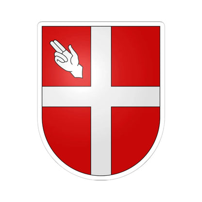Leventina-coat of arms (Switzerland) (Coat of Arms) STICKER Vinyl Kiss-Cut Decal 6 Inch White - The Sticker Space