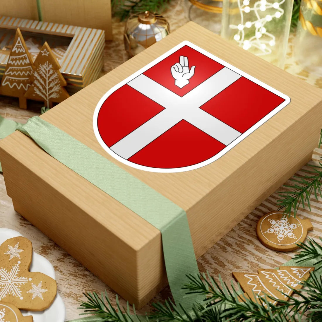 Leventina-coat of arms (Switzerland) (Coat of Arms) STICKER Vinyl Kiss-Cut Decal - The Sticker Space