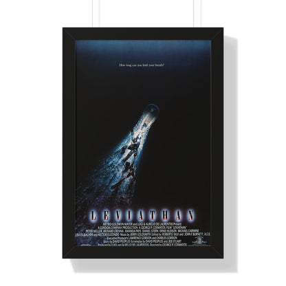 LEVIATHAN 1989 - Framed Movie Poster-16″ x 24″-The Sticker Space