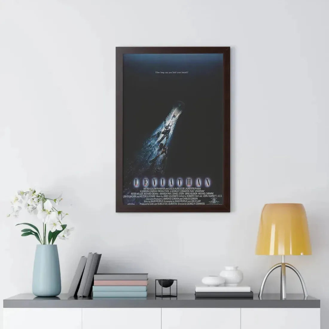 LEVIATHAN 1989 - Framed Movie Poster - The Sticker Space