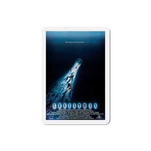 Leviathan 1989 Movie Poster Die-Cut Magnet-2" x 2"-The Sticker Space