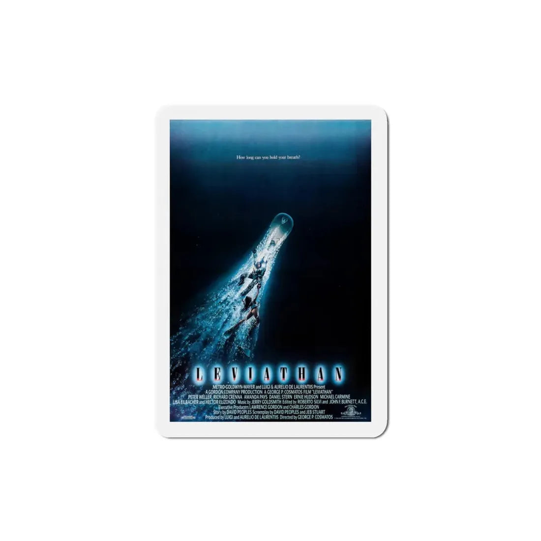 Leviathan 1989 Movie Poster Refrigerator Magnet - The Sticker Space