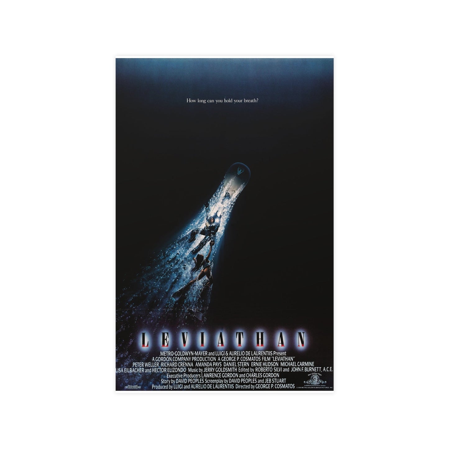LEVIATHAN 1989 - Paper Movie Poster-11″ x 17″ (Vertical)-The Sticker Space