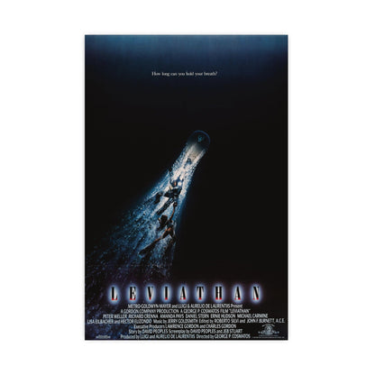 LEVIATHAN 1989 - Paper Movie Poster-20″ x 30″ (Vertical)-The Sticker Space