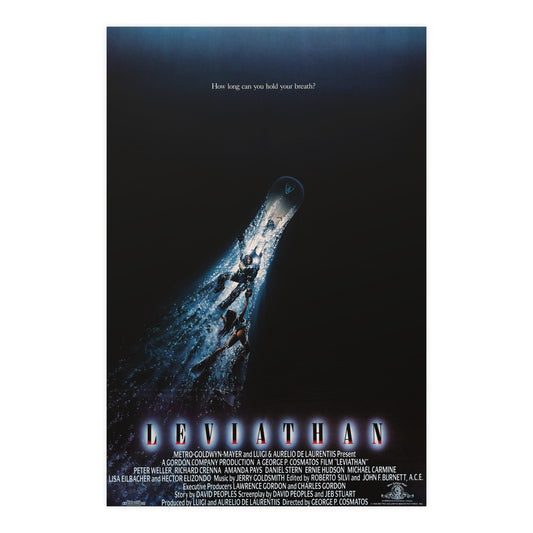 LEVIATHAN 1989 - Paper Movie Poster-24″ x 36″ (Vertical)-The Sticker Space