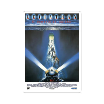 LEVIATHAN (2) 1989 Movie Poster - STICKER Vinyl Kiss-Cut Decal 6 Inch White - The Sticker Space