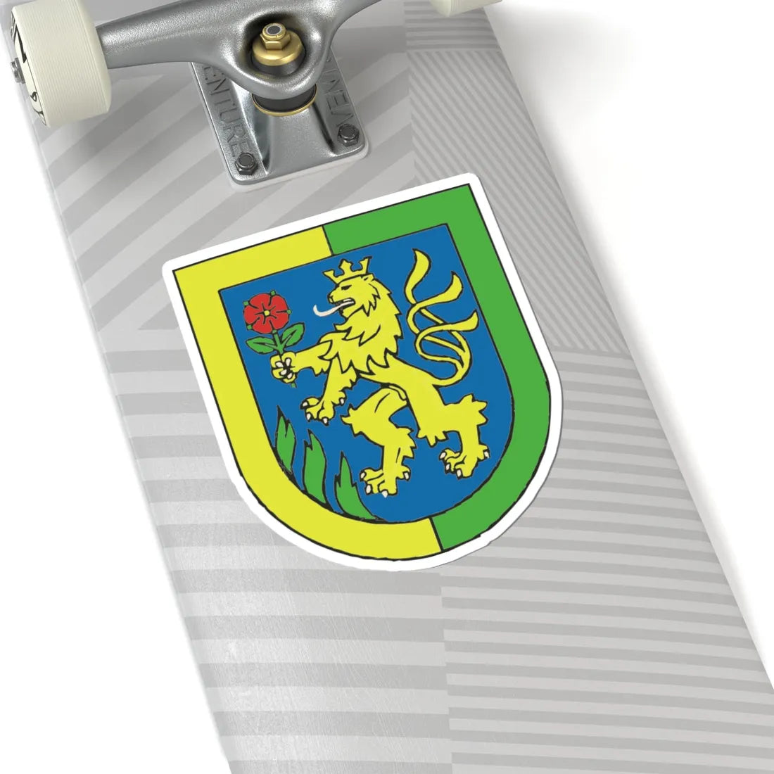 Levice erb (Slovakia) (Coat of Arms) STICKER Vinyl Kiss-Cut Decal - The Sticker Space