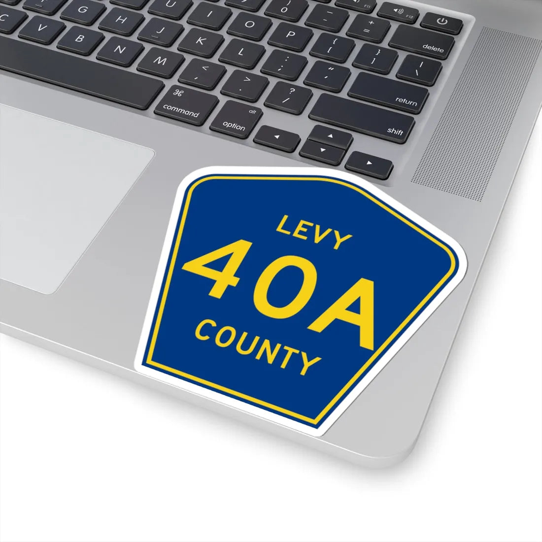 Levy County 40A (Florida) (Road Sign) STICKER Vinyl Kiss-Cut Decal - The Sticker Space