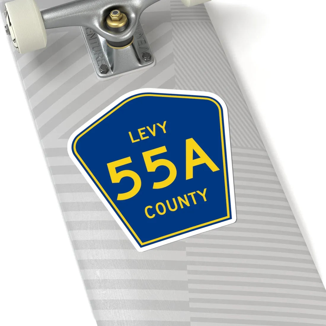 Levy County 55A (Florida) (Road Sign) STICKER Vinyl Kiss-Cut Decal - The Sticker Space