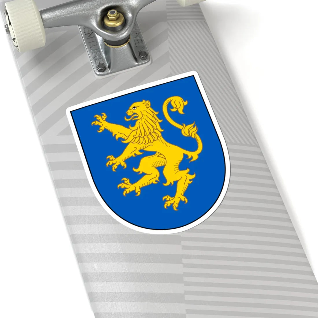 Lew ruski (Ukraine) (Coat of Arms) STICKER Vinyl Kiss-Cut Decal - The Sticker Space