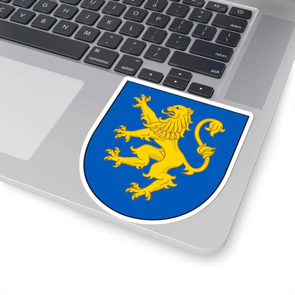 Lew ruski (Ukraine) (Coat of Arms) STICKER Vinyl Kiss-Cut Decal - The Sticker Space