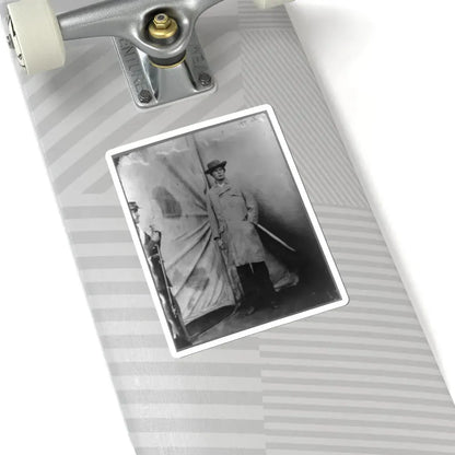 Lewis Payne, Lincoln Conspirator, Full-Length Portrait, Standing in Front of Tent, Facing Right (U.S. Civil War) STICKER Vinyl Kiss-Cut Decal - The Sticker Space