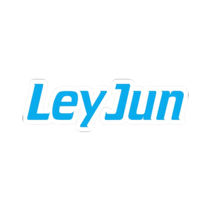 LeyJun (Logo) STICKER Vinyl Kiss-Cut Decal 2 Inch White - The Sticker Space