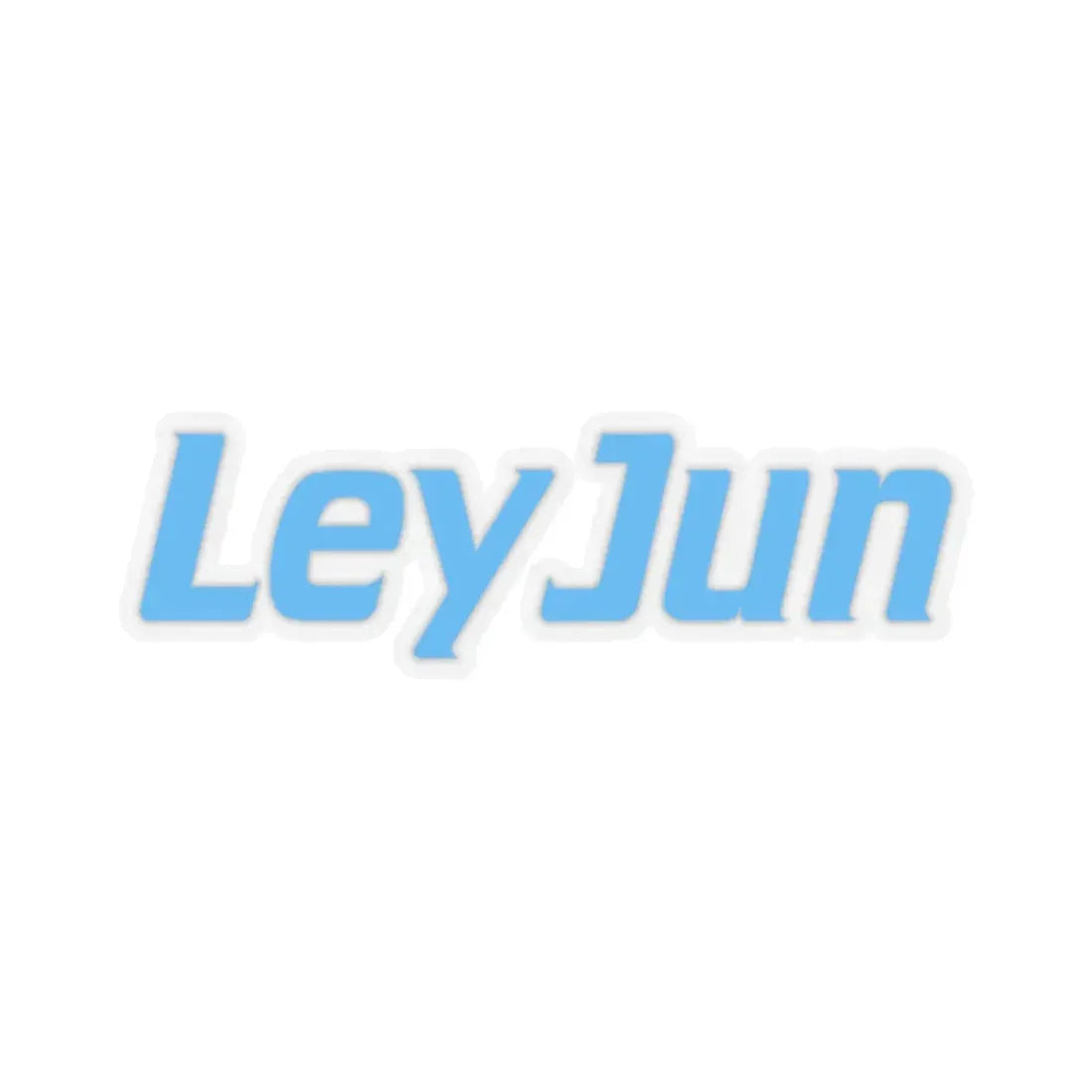 LeyJun (Logo) STICKER Vinyl Kiss-Cut Decal 3 Inch Transparent - The Sticker Space