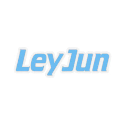 LeyJun (Logo) STICKER Vinyl Kiss-Cut Decal 3 Inch Transparent - The Sticker Space