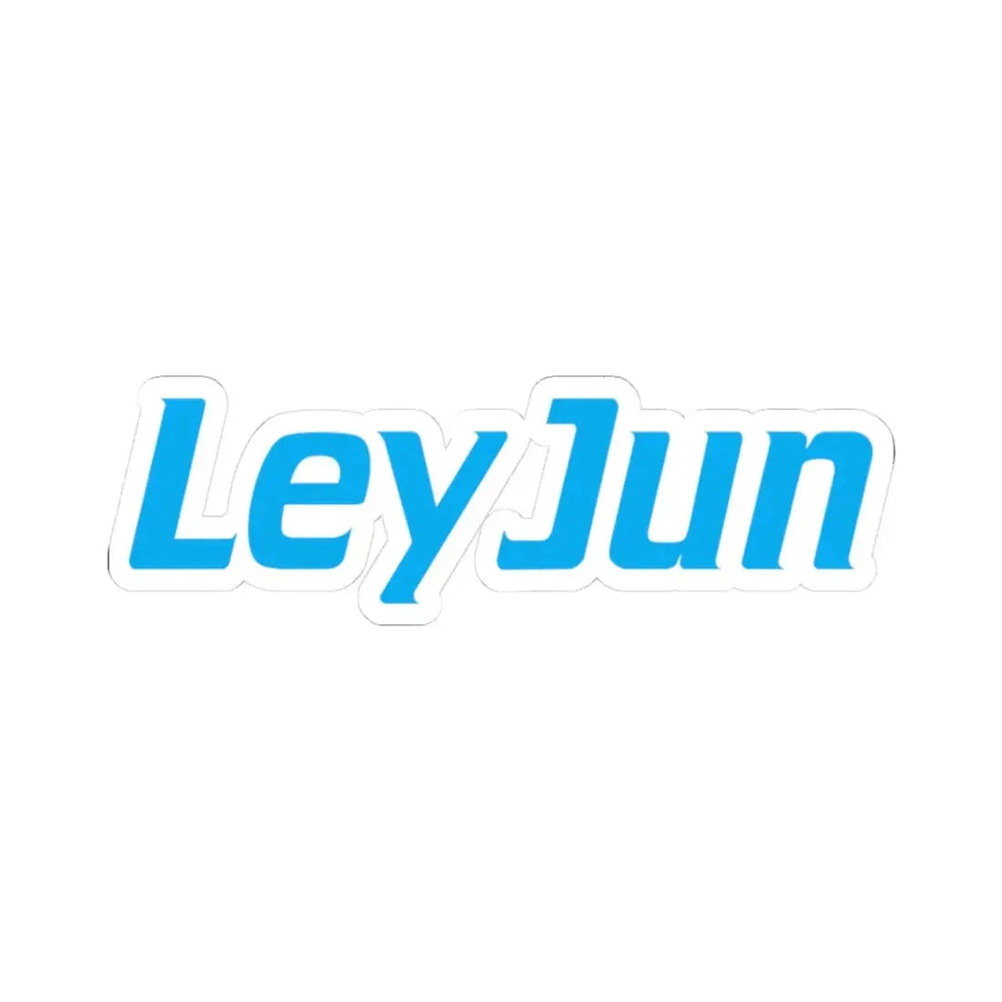 LeyJun (Logo) STICKER Vinyl Kiss-Cut Decal 3 Inch White - The Sticker Space
