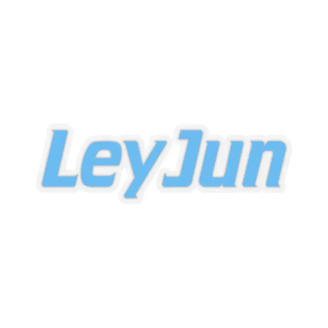 LeyJun (Logo) STICKER Vinyl Kiss-Cut Decal 4 Inch Transparent - The Sticker Space