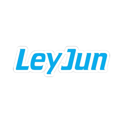LeyJun (Logo) STICKER Vinyl Kiss-Cut Decal 4 Inch White - The Sticker Space
