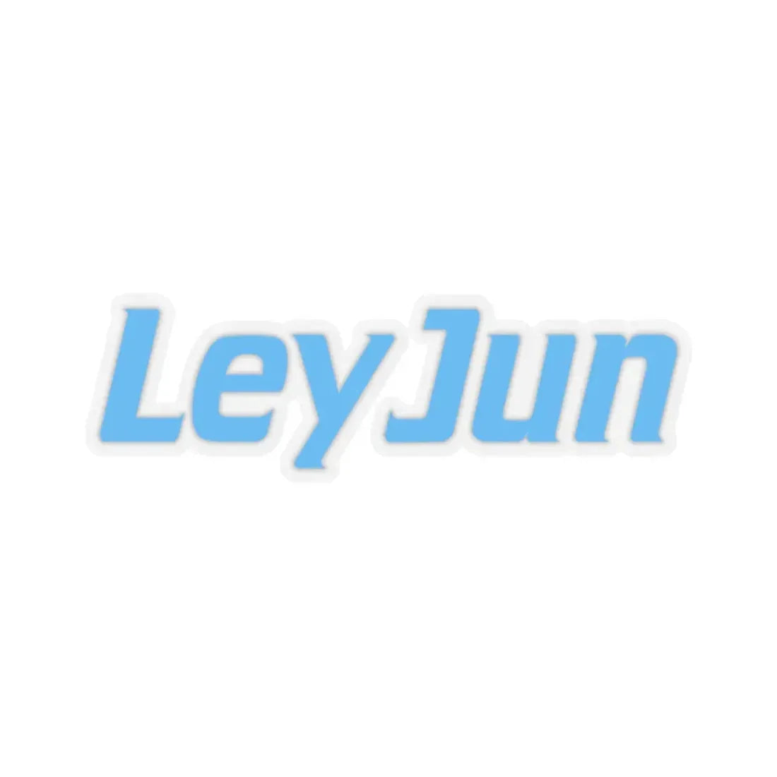 LeyJun (Logo) STICKER Vinyl Kiss-Cut Decal 6 Inch Transparent - The Sticker Space