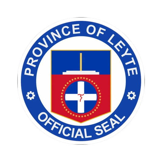 Leyte Province seal (Philippines) STICKER Vinyl Kiss-Cut Decal 2 Inch White - The Sticker Space