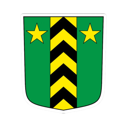 Leytron-blazon (Switzerland) (Coat of Arms) STICKER Vinyl Kiss-Cut Decal 2 Inch White - The Sticker Space