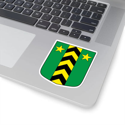 Leytron-blazon (Switzerland) (Coat of Arms) STICKER Vinyl Kiss-Cut Decal - The Sticker Space