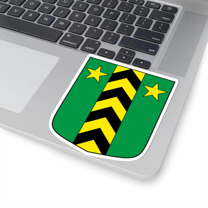 Leytron-blazon (Switzerland) (Coat of Arms) STICKER Vinyl Kiss-Cut Decal - The Sticker Space
