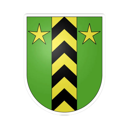 Leytron-coat of arms (Switzerland) (Coat of Arms) STICKER Vinyl Kiss-Cut Decal 3 Inch White - The Sticker Space