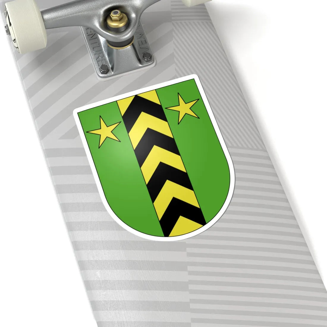 Leytron-coat of arms (Switzerland) (Coat of Arms) STICKER Vinyl Kiss-Cut Decal - The Sticker Space