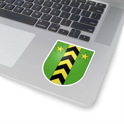 Leytron-coat of arms (Switzerland) (Coat of Arms) STICKER Vinyl Kiss-Cut Decal - The Sticker Space