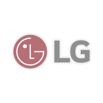 LG Corporation (Lucky-GoldStar) (Logo) STICKER Vinyl Kiss-Cut Decal 2 Inch Transparent - The Sticker Space