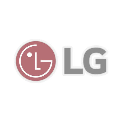 LG Corporation (Lucky-GoldStar) (Logo) STICKER Vinyl Kiss-Cut Decal 6 Inch Transparent - The Sticker Space