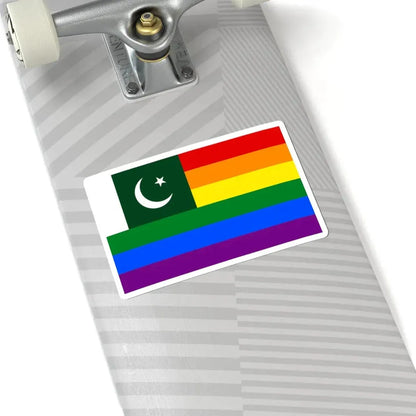 LGBT Ensign of Pakistan (Pakistan) STICKER Vinyl Kiss-Cut Decal - The Sticker Space