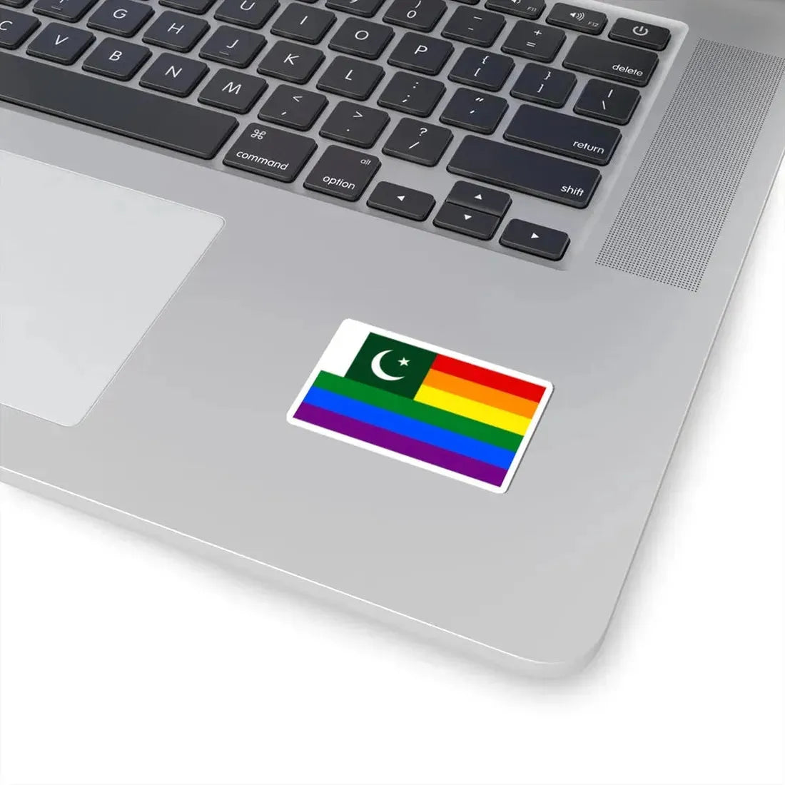 LGBT Ensign of Pakistan (Pakistan) STICKER Vinyl Kiss-Cut Decal - The Sticker Space