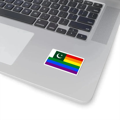 LGBT Ensign of Pakistan (Pakistan) STICKER Vinyl Kiss-Cut Decal - The Sticker Space