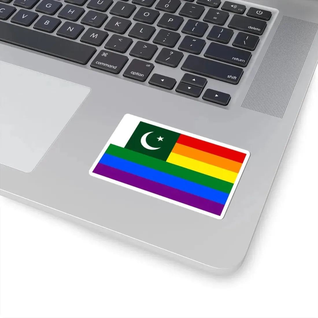 LGBT Ensign of Pakistan (Pakistan) STICKER Vinyl Kiss-Cut Decal - The Sticker Space