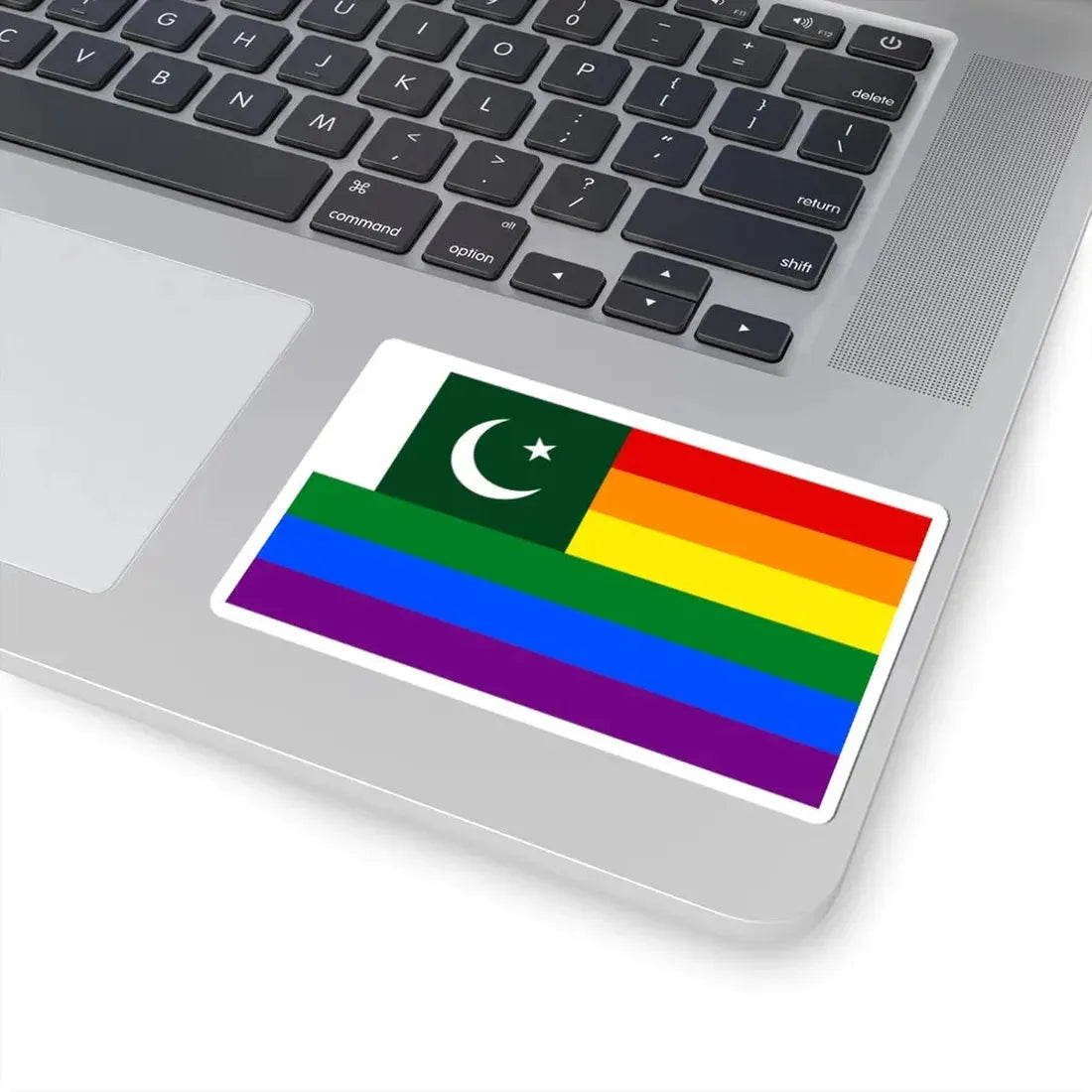 LGBT Ensign of Pakistan (Pakistan) STICKER Vinyl Kiss-Cut Decal - The Sticker Space