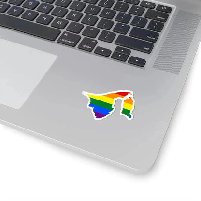 LGBT flag map of Brunei (Brunei) STICKER Vinyl Kiss-Cut Decal - The Sticker Space