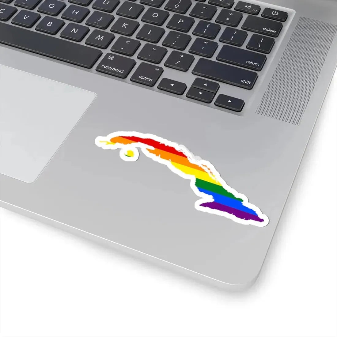 LGBT flag map of Cuba (Cuba) STICKER Vinyl Kiss-Cut Decal - The Sticker Space