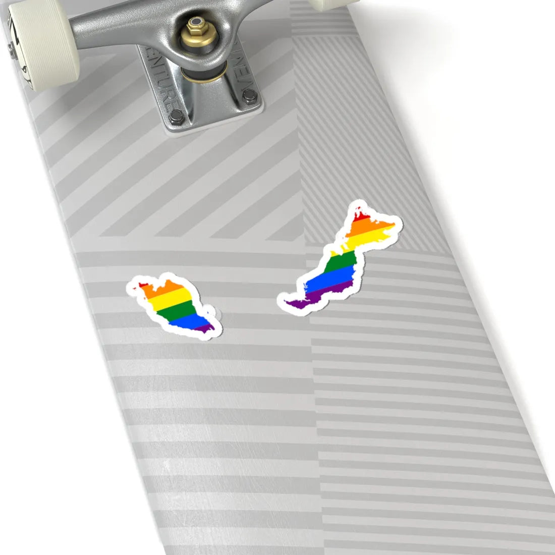 LGBT flag map of Malaysia (Malaysia) STICKER Vinyl Kiss-Cut Decal - The Sticker Space