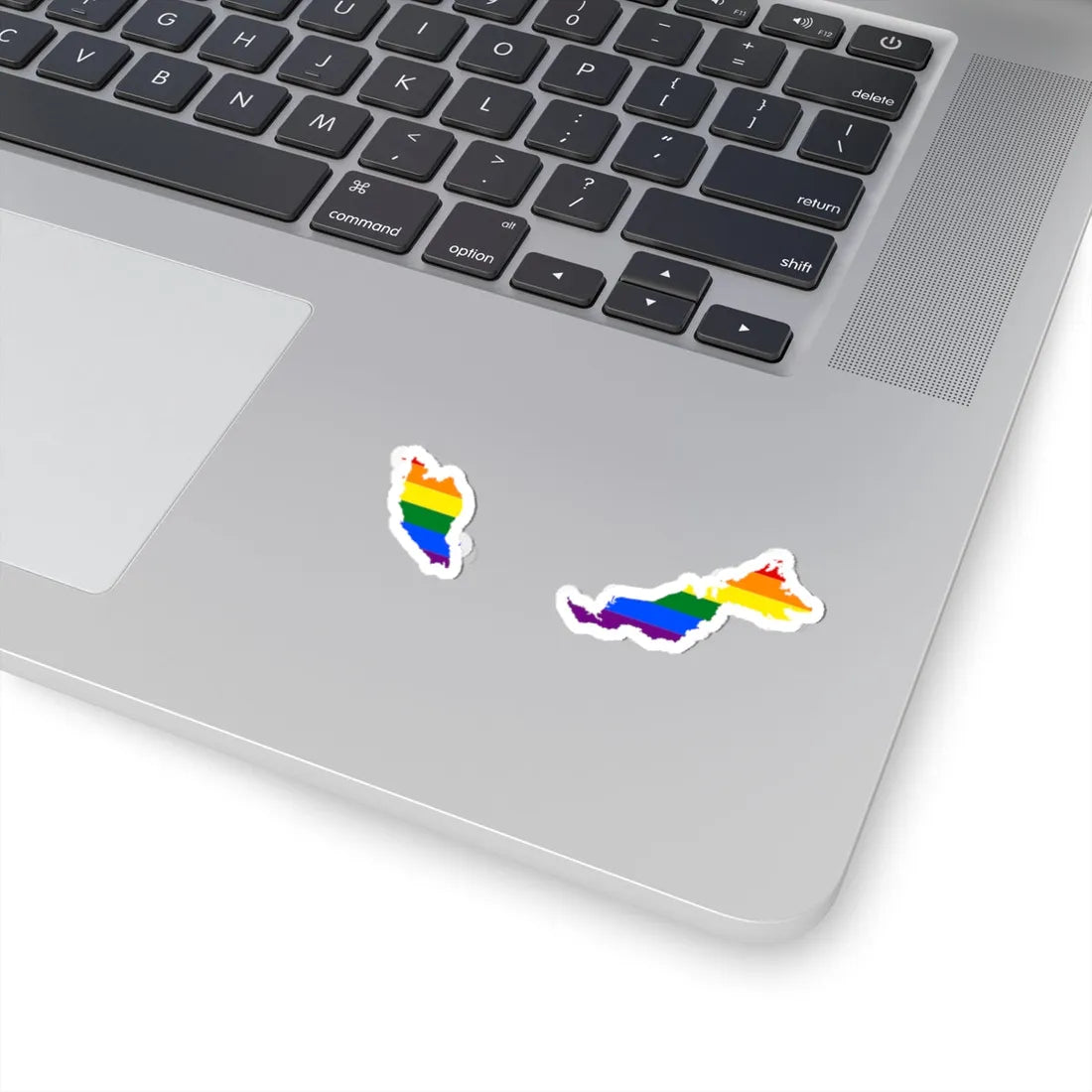 LGBT flag map of Malaysia (Malaysia) STICKER Vinyl Kiss-Cut Decal - The Sticker Space