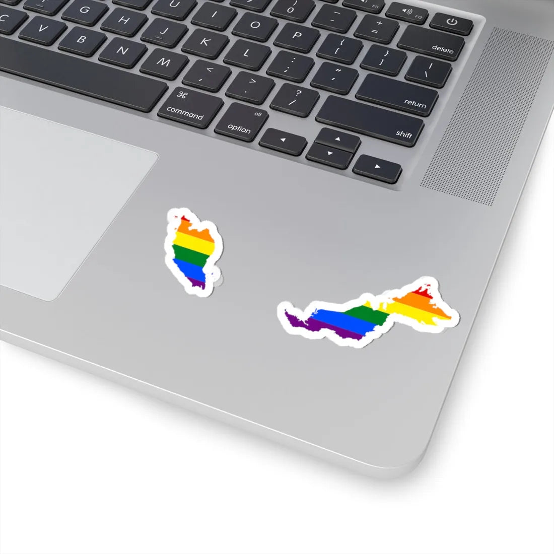 LGBT flag map of Malaysia (Malaysia) STICKER Vinyl Kiss-Cut Decal - The Sticker Space