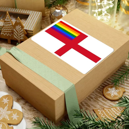 LGBT Flag of England (England) STICKER Vinyl Kiss-Cut Decal - The Sticker Space