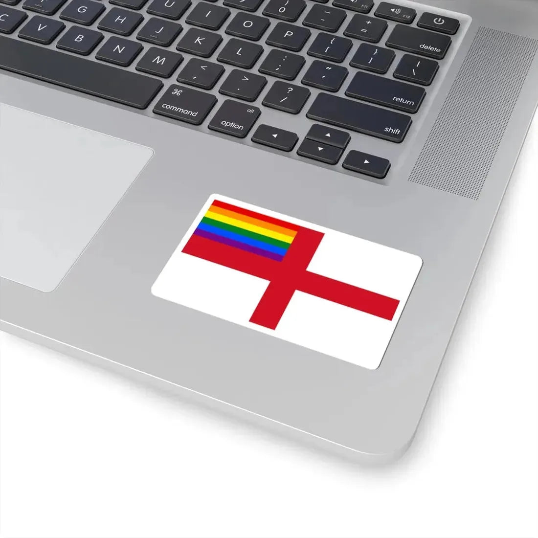 LGBT Flag of England (England) STICKER Vinyl Kiss-Cut Decal - The Sticker Space